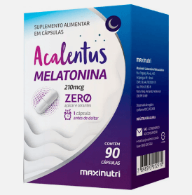 Acalentus Melatonina 210mcg 90 Cápsulas - Imagem 1
