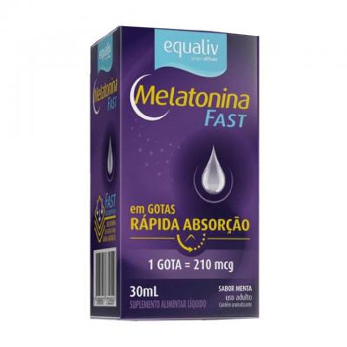 Melatonina Fast 0,21mg Gotas 30mL - Imagem 1