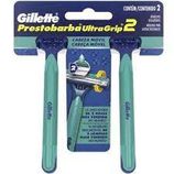 Aparelho de Barbear Gillette Prestobarba Ultragrip cabo móvel com 2 unidades