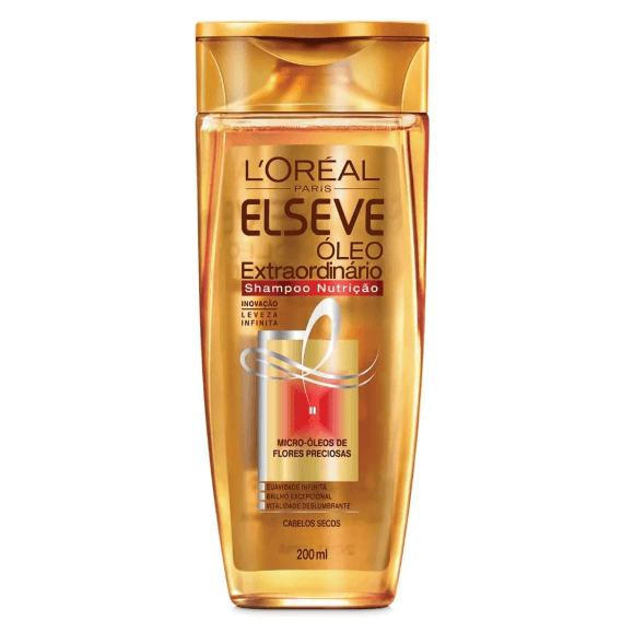 Shampoo Elseve Oleo Extraordinario Nutricao 200mL Loreal - Imagem 1