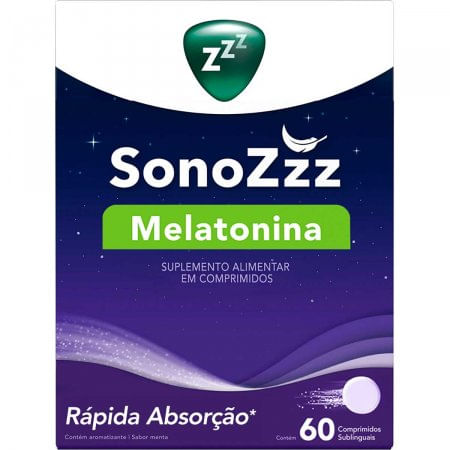 Sonozzz Melatonina Cápsula   Caixa com 60 Cápsulas - Imagem 1