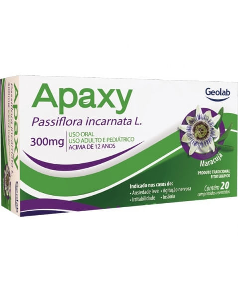 Apaxy 300mg Comprimido Revestido - Caixa com 20 Comprimidos - Imagem 1
