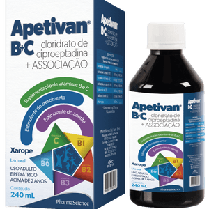 Apetivan BC Xarope - Frasco com 240 mL