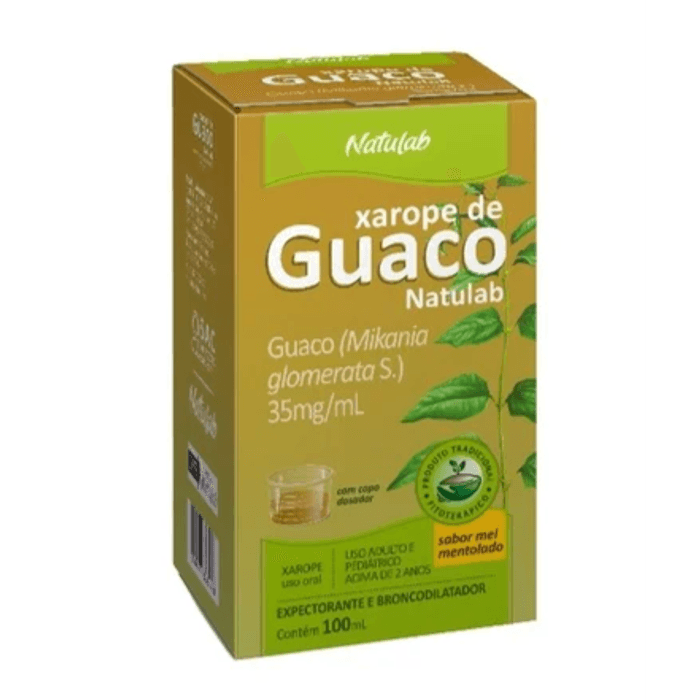 Guaco 35mg/mL Sem Açúcar Xarope 100mL - Imagem 1