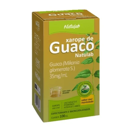 Guaco 35mg/mL Sem Açúcar Xarope 100mL - Imagem 1
