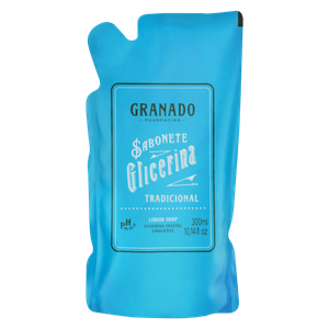 Sabonete Líquido Vegetal Tradicional Granado Glicerina Sachê 300mL Refil