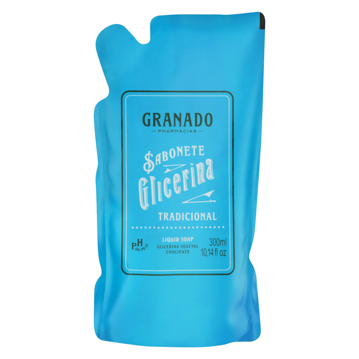Sabonete Líquido Vegetal Tradicional Granado Glicerina Sachê 300mL Refil - Imagem 1