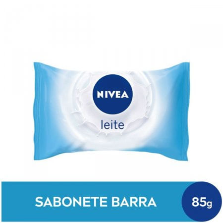 Sabonete Hidratante Nivea Leite, Barra, 1 Unidade com 90G - Imagem 1