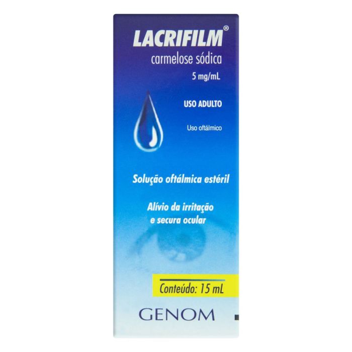 Lacrifilm 5mg/ml Solução oftálmica - Frasco com 15 mL - Imagem 1