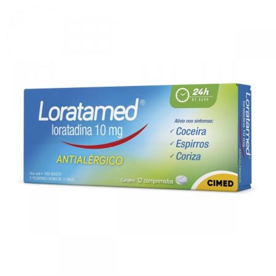 Loratamed 10mg - 12 Comprimidos Simples - Imagem 1