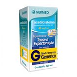 Acetilcisteína 40MG/ML Xarope - Frasco com 120 mL