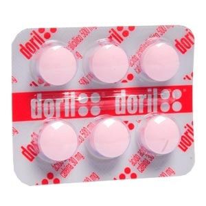 Doril 500MG + 30MG Comprimido simples - Blíster com 6 Comprimidos