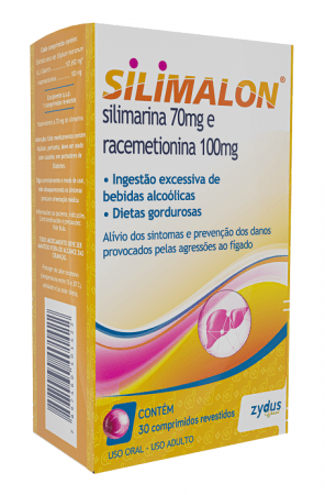 Silimalon 100MG + 70MG Comprimido revestido - Caixa com 30 Comprimidos - Imagem 1