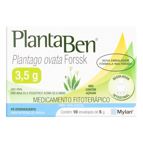 Plantaben 3.5G Pó efervescente - 10 Envelopes com 5 g - Imagem 1