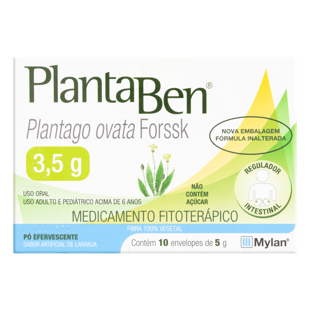 Plantaben 3.5G Pó efervescente - 10 Envelopes com 5 g - Imagem 1