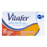 Vitafer 109MG Comprimido revestido - 50 Comprimidos