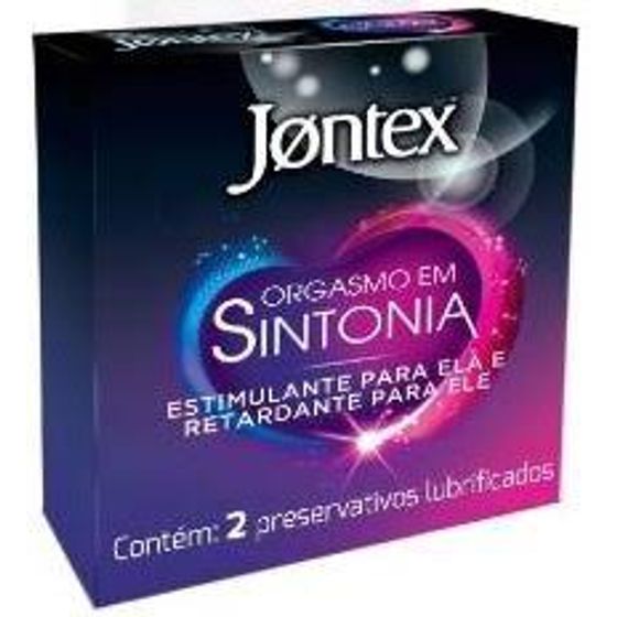 Preservativo Jontex Orgasmo Em Sintonia 2 Unidades - Imagem 1