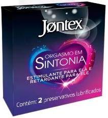 Preservativo Jontex Orgasmo Em Sintonia 2 Unidades - Imagem 1