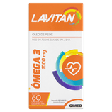 Lavitan Ômega-3 1000mg 60 Cápsulas Gelatinosas