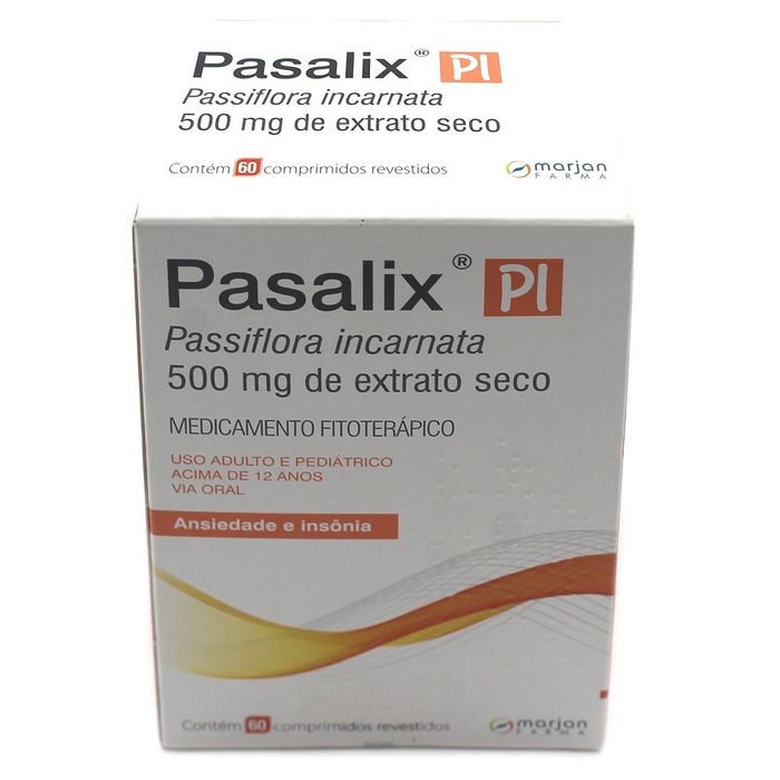 Pasalix PI 500mg Comprimido Revestido Caixa com 60 Comprimidos - Imagem 1
