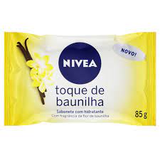 Sabonete Hidratante Nivea Toque de Baunilha Barra 85g - Imagem 1