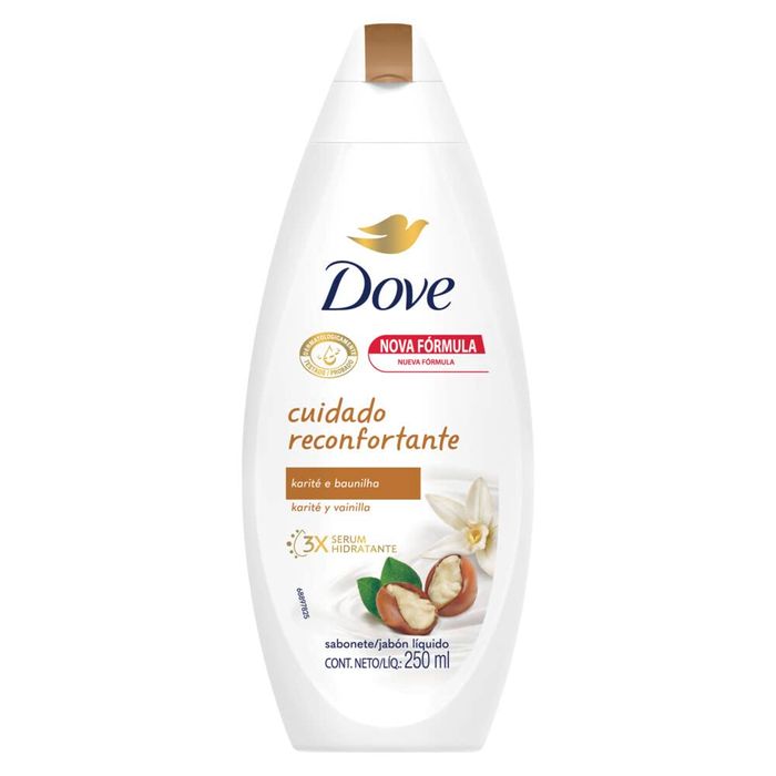Sabonete Dove Delicious Care Karite e Baunilha, Barra, 1 Unidade Líquido, 250mL - Imagem 1