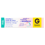 Nistatina + Óxido de Zinco 100000UI/G + 200MG/G Pomada dermatológica - Bisnaga com 60 g