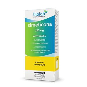 Simeticona 125mg - Caixa com 10 Cápsulas Moles