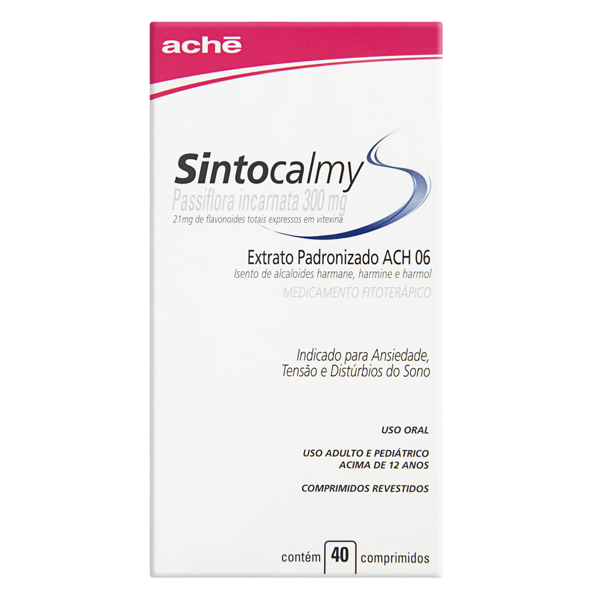 Sintocalmy 300MG Comprimido revestido - Caixa com 40 Comprimidos - Imagem 1