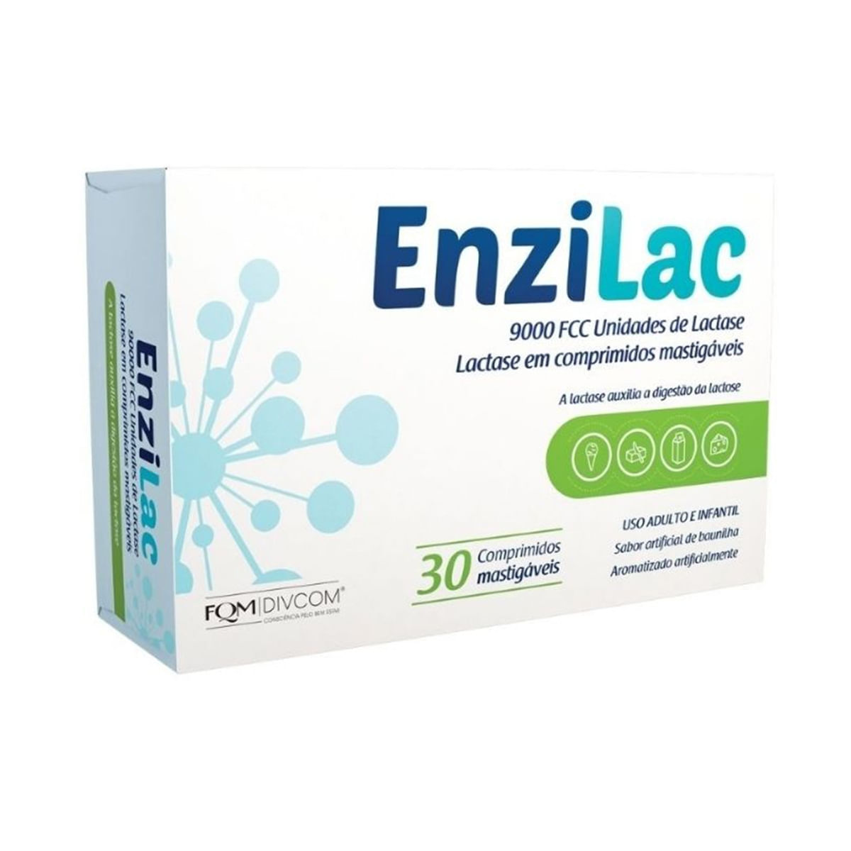 Enzilac 9000Fcc 30 Comprimidos Mastigáveis - Imagem 1