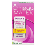 Ômega Mater DHA 300mg + EPA 120mg 30 Cápsulas