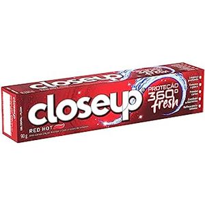 Creme Dental Closeup Acao Profunda Red Hot, Red Hot, 90g