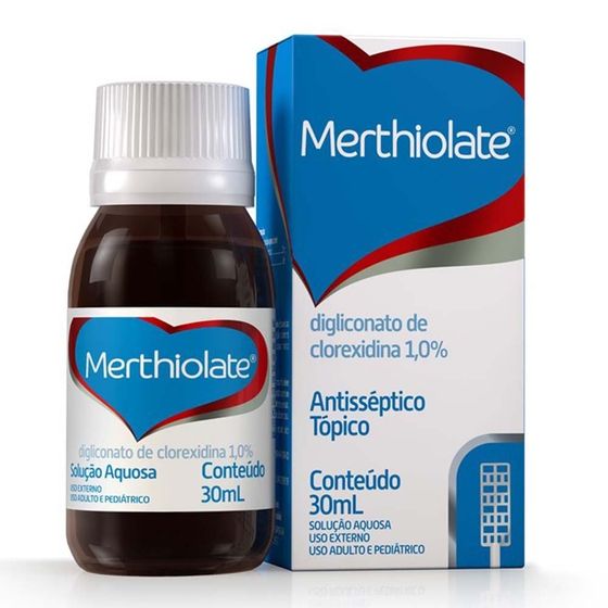 Merthiolate 10mg/mL Solução Tópica - Frasco com 30 mL - Imagem 1