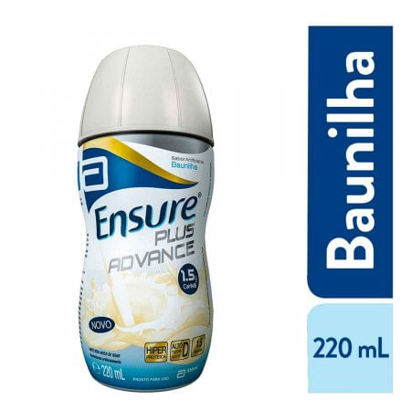 Ensure Plus Advance Sabor Baunilha 220mL - Imagem 1