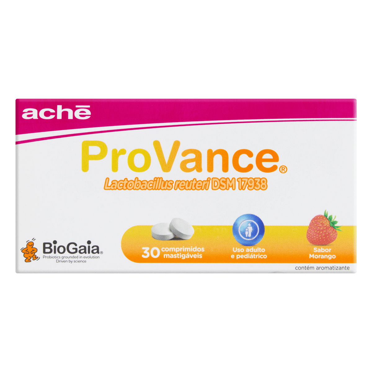 Provance Sabor Morango 100000000UFC 30 Comprimidos Mastigáveis - Imagem 1