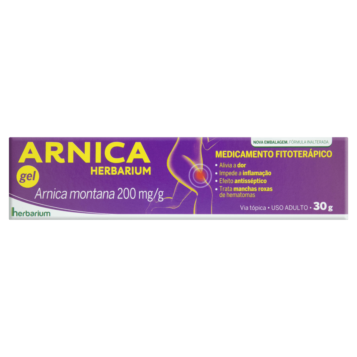 Arnica Gel 200MG/G Gel dermatológico - Bisnaga com 30 g - Imagem 1
