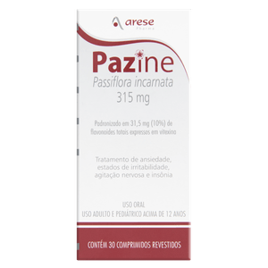 Pazine 315MG Comprimido revestido - Caixa com 30 Comprimidos