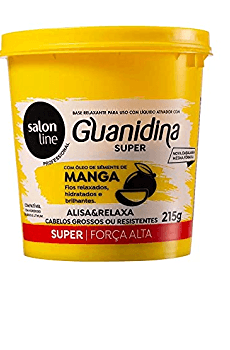 Kit de Relaxamento Guanidina Manga Salon Line Creme com 215g + ativador 54ml + shampoo 54ml - Imagem 1