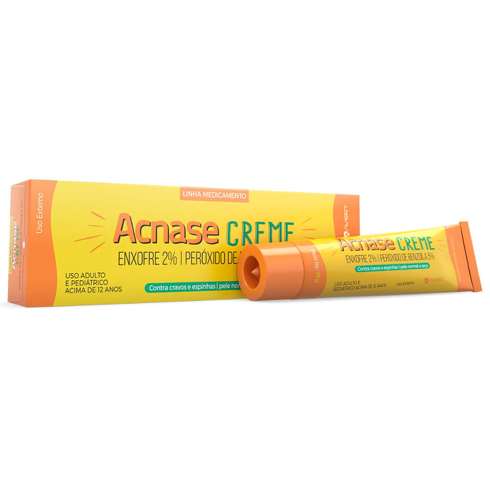 Acnase 20MG + 50MG Creme dermatológico - Bisnaga com 25 g - Imagem 1
