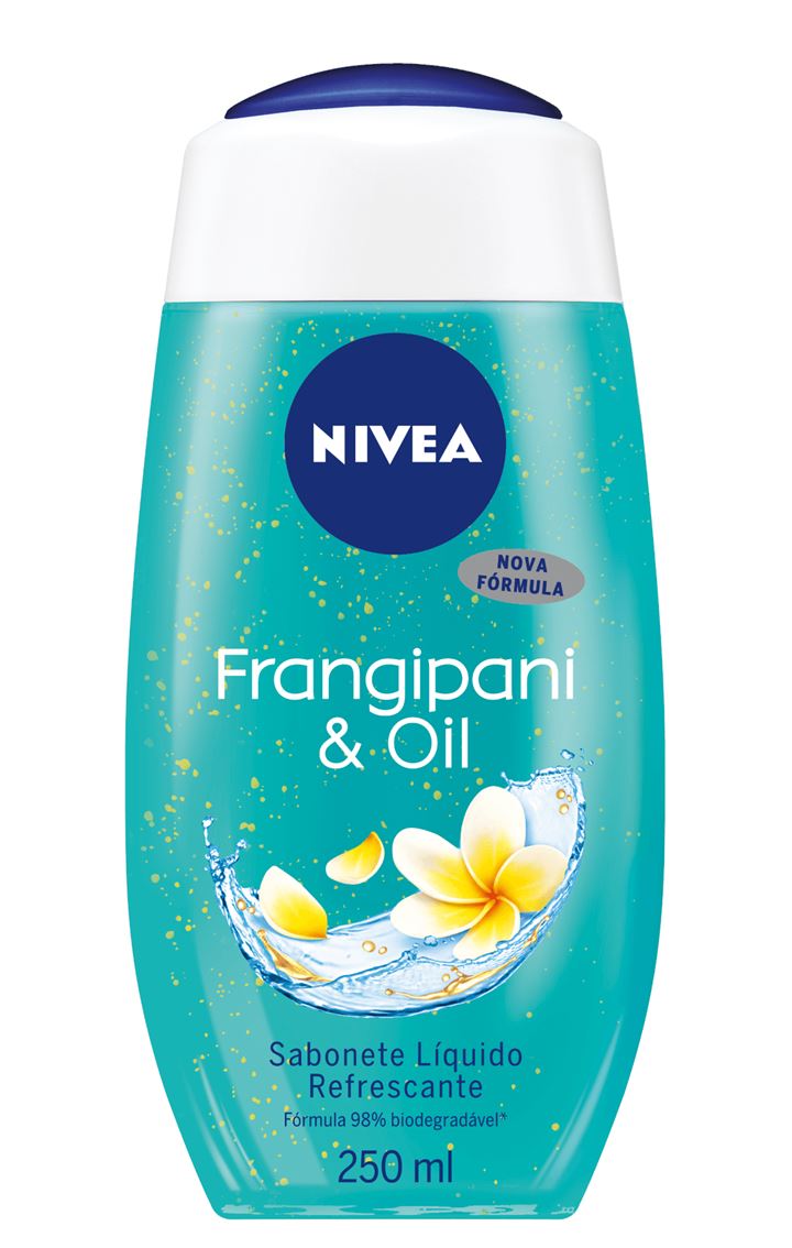 Sabonete Nivea Frangipani And Oil Liquido Com 250ml - Imagem 1