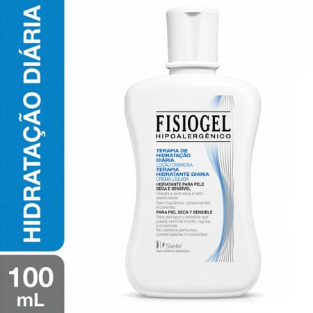 Fisiogel Terapia de Hidratação Diária Loção Cremosa 100mL - Imagem 1