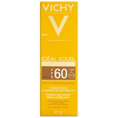 Protetor Solar FPS60 Ideal Soleil Clarify Cor Média 40G - Imagem 1