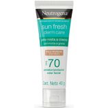 Protetor Solar Facial FPS70 Neutrogena Sun Fresh Derm Care Cor Morena 40G