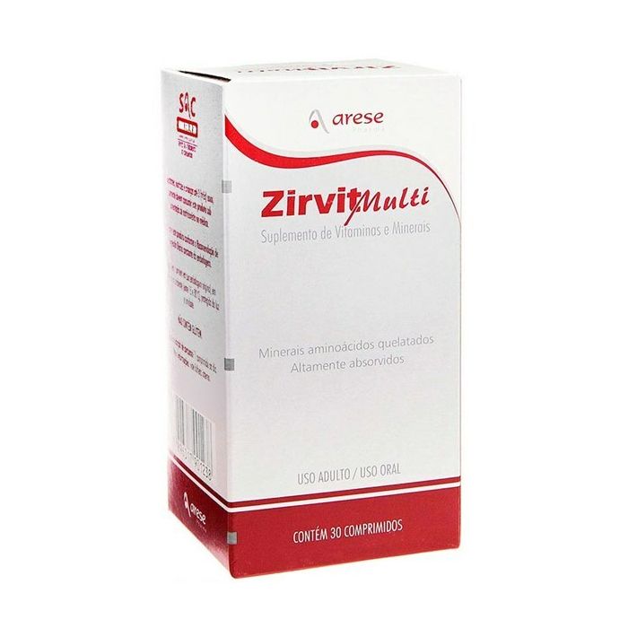 Zirvit Multi Arese 30 Comprimidos Revestidos - Imagem 1