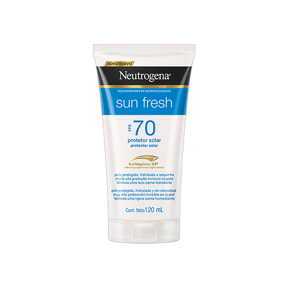 Protetor Solar FPS70 Neutrogena Sun Fresh 120mL - Imagem 1