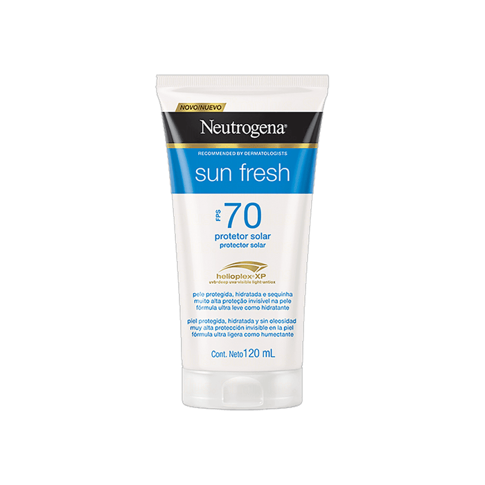 Protetor Solar FPS70 Neutrogena Sun Fresh 120mL - Imagem 1