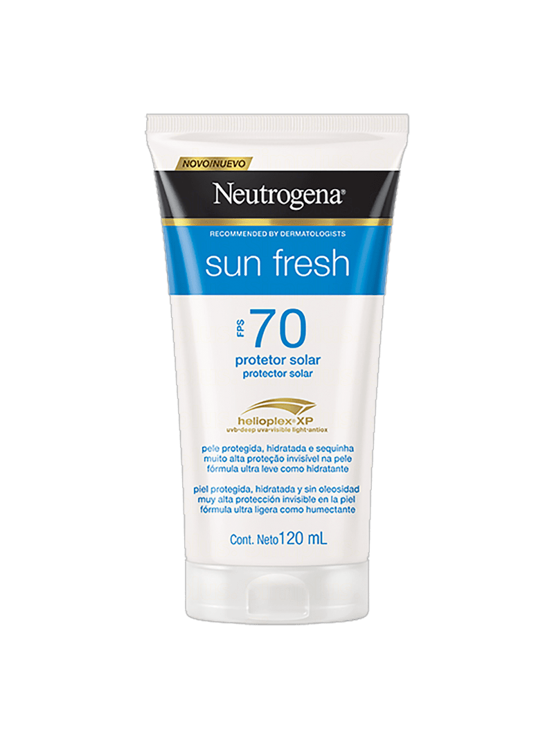 Protetor Solar FPS70 Neutrogena Sun Fresh 120mL - Imagem 1