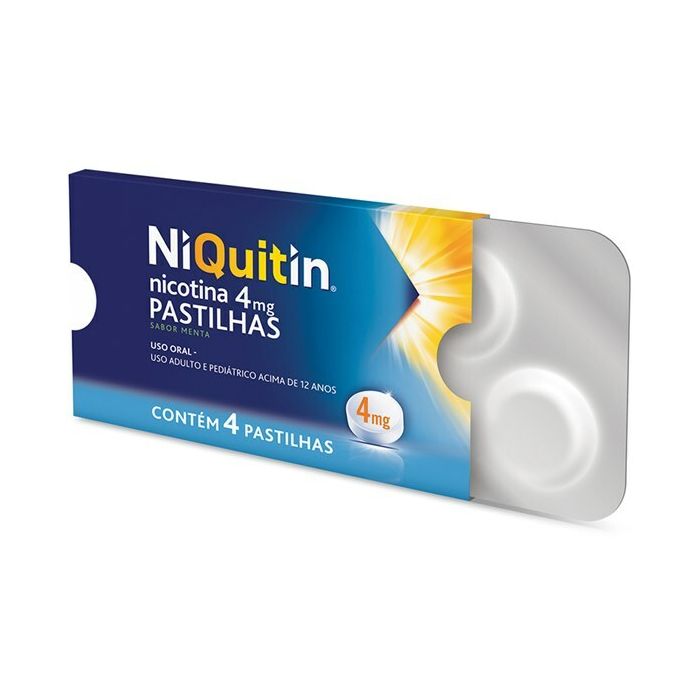 Niquitin 4mg Pastilha - Blíster com 4 Pastilhas - Imagem 1