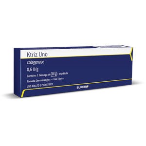 Dbriz Uno 0.6U/G Pomada Dermatológica - Bisnaga com 30g