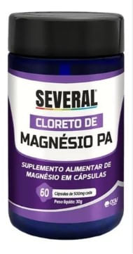 Several Cloreto de Magnésio P.A 60 Cápsulas - Imagem 1
